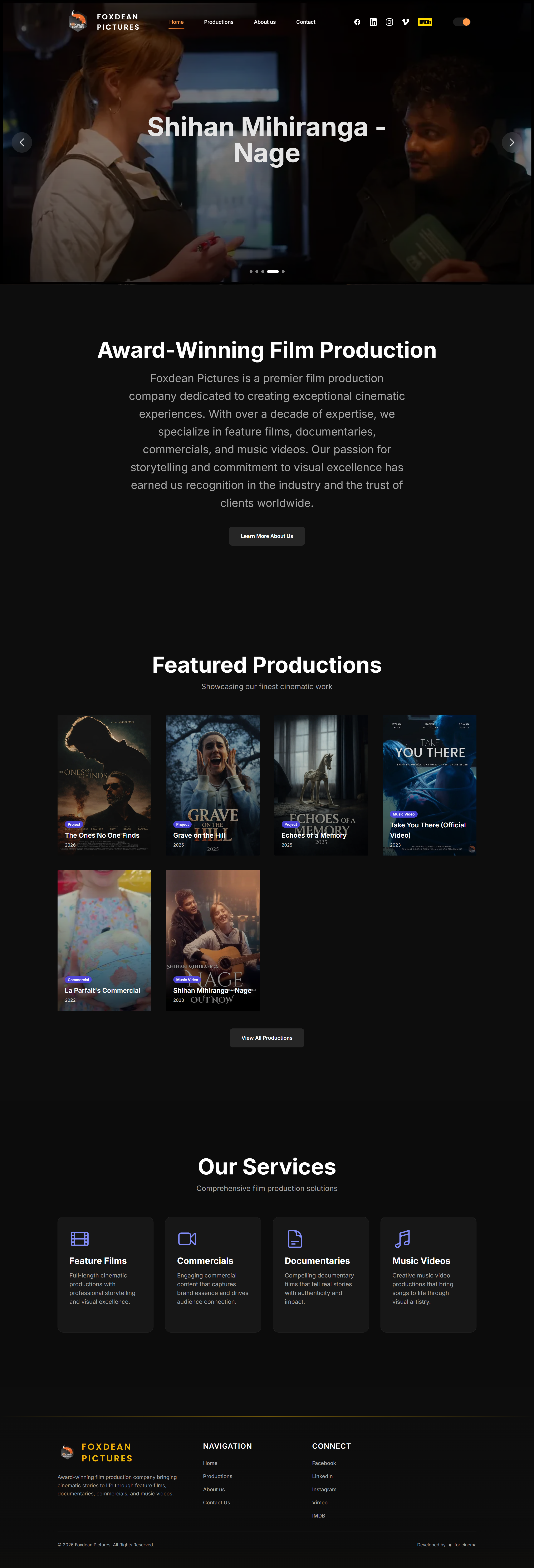 FoxDean Pictures Website